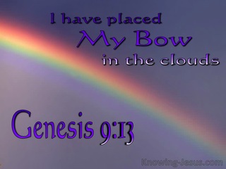 Genesis 9:13 My Bow In The Clouds (purple)